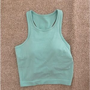 POPULAR TEAL LULULEMON EBB TO STREET TANK TOP